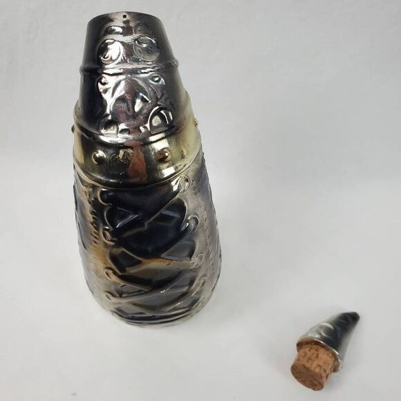 Vintage Silver Drinking Horn Decanter Music box Japan PAC - Picture 10 of 10